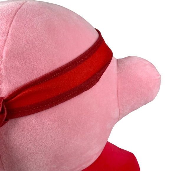 Nintendo Kirby Ninja Karate Mad Angry Face Limited Edition Large Sized Plush 12” - Picture 6 of 15